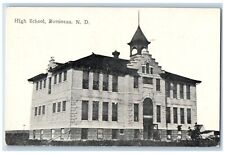 Bottineau North Dakota Postcard High School Exterior View c1910 Vintage Antique picture