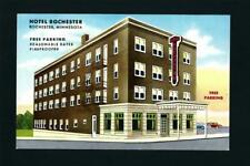 Rochester Minnesota MN  c1940s Old 4 Story Hotel Rochester, 22 24 North Broadway picture