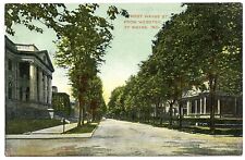 West Wayne Street from Webster Fort Wayne Indiana IN Antique Postcard c1907 picture
