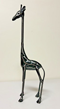 Handcrafted Heavy Metal Giraffe Art Sculpture 13