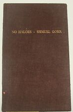 Jewish Judaica Rabbi Shmuel Gorr Signed 1968 Book No Haloes Poetry Art Woodcut picture