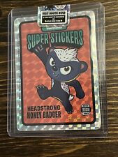 2023 National Exclusive Veefriends Super Sticker headstrong honey badger /99  picture