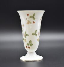 Wedgwood Wild Strawberry Floral Round Footed Vase 7
