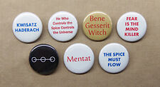 DUNE 1.25” Buttons Bene Gesserit Witch, Mentat, Kwisatz Haderach, Spice, Fear + picture