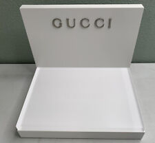 NEW Authentic GUCCI Acrylic Countertop Platform Display Shelf Store Dealer Logo picture
