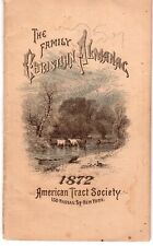 1872 The Family Christian Almanac American Tract Society Publication picture