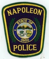 OHIO OH NAPOLEON POLICE NICE SHOULDER PATCH SHERIFF picture