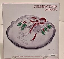 Mikasa Celebrations Bless This Home Crystal Sweets Dish 7