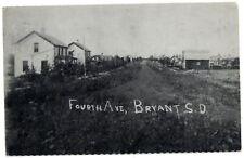 Bryant South Dakota Fourth Avenue 1960s repro postcard of old photo picture