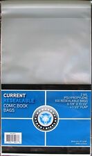 1000 New CSP RESEALABLE CURRENT Comic Book Archival Poly Bags 6 7/8 X 10 1/2 picture