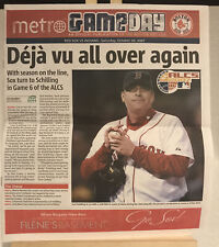 Vintage Boston Metro Newspaper-Boston Red Sox 2007 ALCS- October 20, 2007 picture