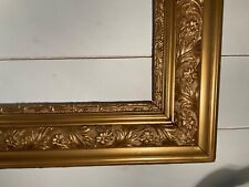 Beautiful Wood Antique Gilded Frame 30 x 26” FITS 16x20”, Frame 5.25” Wide picture