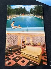 1958 Vintage WALDHEIM HOTEL WHITE LAKE NEW YORK Postcard Photo Rppc picture