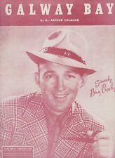 Galway Bay 1947 Vintage Sheet Music Bing Crosby Dr. Arthur Colahan Leeds Music picture