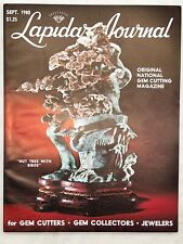 Lapidary Journal Magazine September 1980 Nut Tree With Birds picture