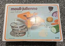 Vintage 70s Moulinex 445 Mouli-Julienne 5 Disc Slicer Shredder Grater France  picture