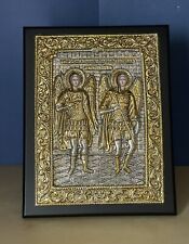 Synaxis of Archangels -ORTHODOX ICONS SILVER PLATED 950 - 6.69 x 8.66 inches picture