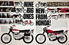 1968 Honda Motorcycles - 2-Page Vintage Motorcycle Ad picture