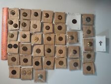 WW1 WW2 US Army Collar Disk Lot picture