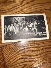 Al’s Green Bubble Inn Emida Idaho Postcard Bar Tavern picture