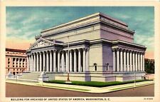 Vintage Postcard- BUILDING FOR ARCHIVES OF UNITED STATES OF AMERICA, WASHINGTON, picture