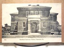 1909 Vermont VT Postcard ~ Hartford, Grammar School Building picture