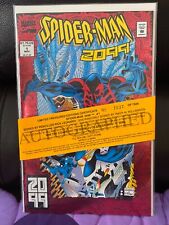 Spider-Man 2099 #1 Red Foil Marvel Comic Book Signed By Rick Leonardi picture