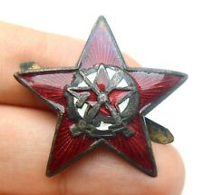 1920s RUSSIA USSR SOVIET OSOAVIAHIM RED STAR COCKADE BADGE RARE picture