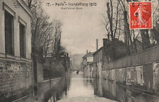 CPA 75 - PARIS - Floods of 1910 - 17. Rue Félicien David picture