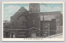 Postcard ME Church Woodlawn Pennsylvania picture
