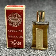 ESTEE LAUDER CINNABAR Vintage Perfume Bottle with Box Rising Sun Soft Youth Dew picture