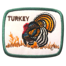 Turkey Cute Animal Art Jeans hat Jacket Badge Iron/Sew on Embroidered patch picture