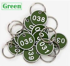 50pcs Metal Number Pendant Tags Key tags Key Ring Number Plates for Hotels etc. picture