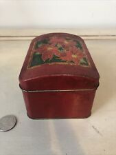 Vintage Greenbrier Christmas Tin 5”x4”x3” picture