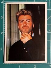 1988 Panini Smash Hits Pop ROCK Music Stars sticker CARD GEORGE MICHAEL WHAM 195 picture