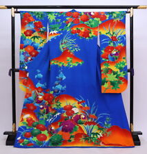 HikiFurisode Kimono Japan One-Stroke Hissatsu'S Inventory Replacementlarge Long- picture