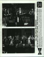 1990 Press Photo The Nitty Gritty Dirt Band and John Denver and Friends at show picture