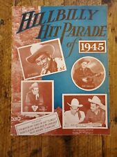 1945 Hillbilly Music Hit Parade Photos Cowboy Western Rogers Wills Foley & More picture