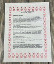 Vintage The Oak Ridge Boys’ Marie Osmonds Recipes for the Holidays Letter  picture