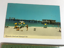 VINTAGE Clearwater Beach, Florida Postcard Posted 1967 | P 67 picture