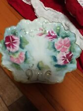 Hand Painted Flower Shaped Dish Plate picture