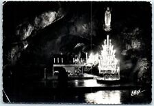 Postcard - La Grotte Miraculeuse by Night - Lourdes, France picture