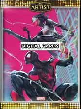Topps Marvel Collect Artist Spotlight 24 Ivan Tao Miles Morales & Silk Gold Epic picture
