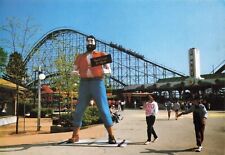 Postcard Canada Ontario Crystal Beach Amusement Park Paul Bunyan Roller Coaster picture