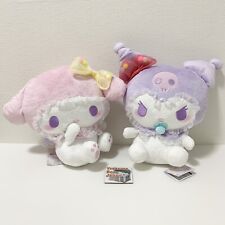 FuRyu Sanrio Sugar Party Big Plush Doll Baby My Melody & Kuromi Set Stuffed Toy picture
