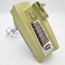 Vintage Sunbeam 3-72 Avocado Green Five Speed Mix Master Electric Hand Mixer  picture