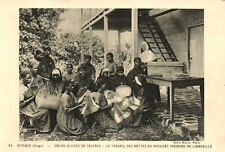 CPA GABON - 64. LIBREVILLE - Natte Work at the Indigenous Novitiate (Sisters...) picture