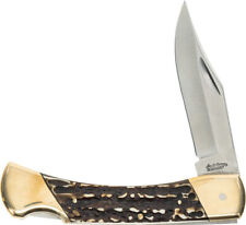 Schrade Papa Bear Lockback Folding Knife w/Leather Sheath picture