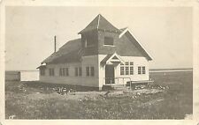 c1921 RPPC Postcard New School House, Cooperstown? Griggs Co. ND Posted picture
