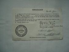 WWII WW 2 Bring Back Papers Capture Certificate picture